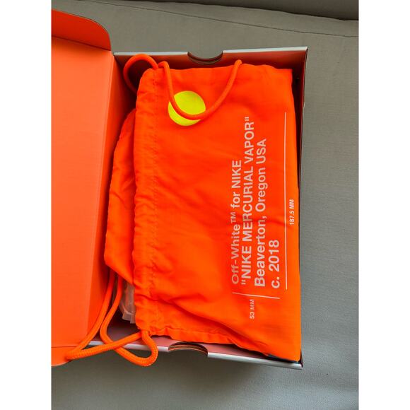 Nike Zoom Fly Mercurial Off-White Total Orange, 10.5, NEW main image 8
